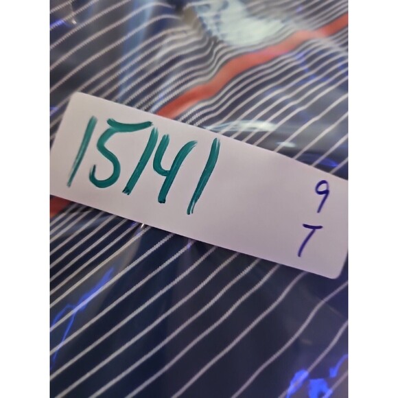 Vineyard Vines Shirt Mens Large Polo Short Sleeve Casual Preppy Striped Blue - Picture 10 of 10